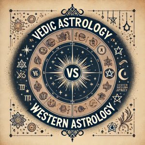 Skillnad mellan vedisk astrologi och västerländsk astrologi