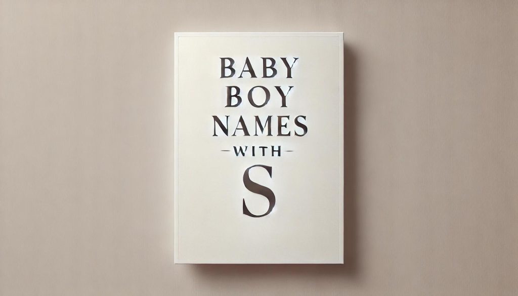 Baby Boy Names with S