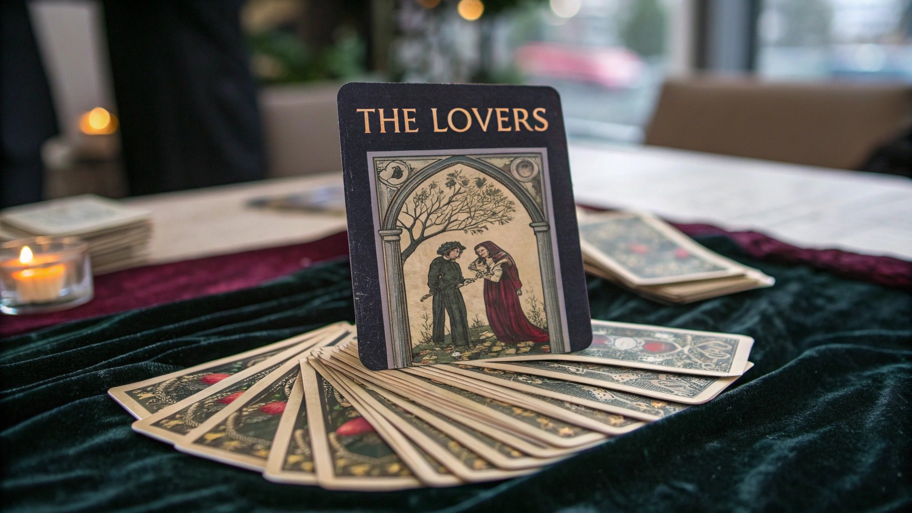 The Lovers tarot card symbolizing relationships and the dual nature of the May 21st Zodiac.