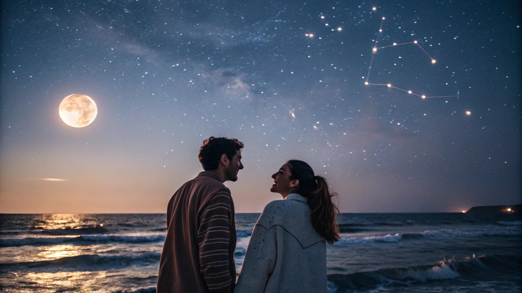  Casal representando profundas conexões emocionais para aqueles nascidos sob o zodíaco de 22 de julho.