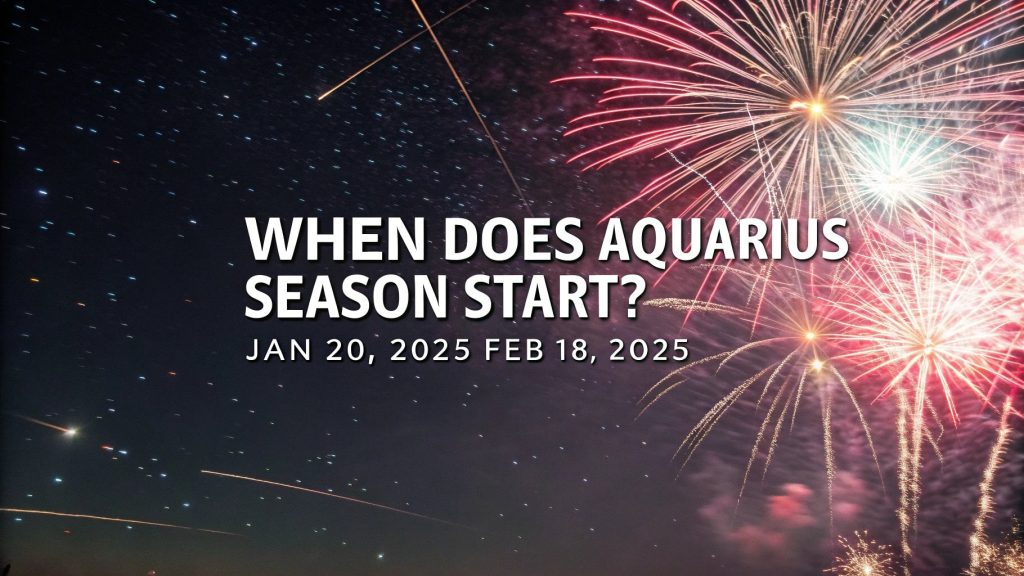 La temporada de Acuario comienza en 2025