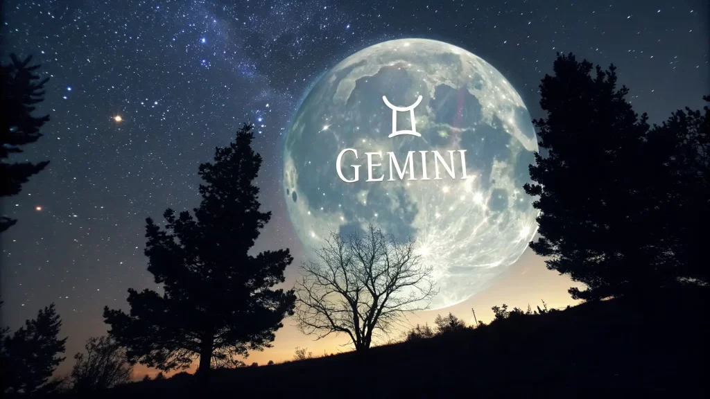 tratti del segno della luna gemelli