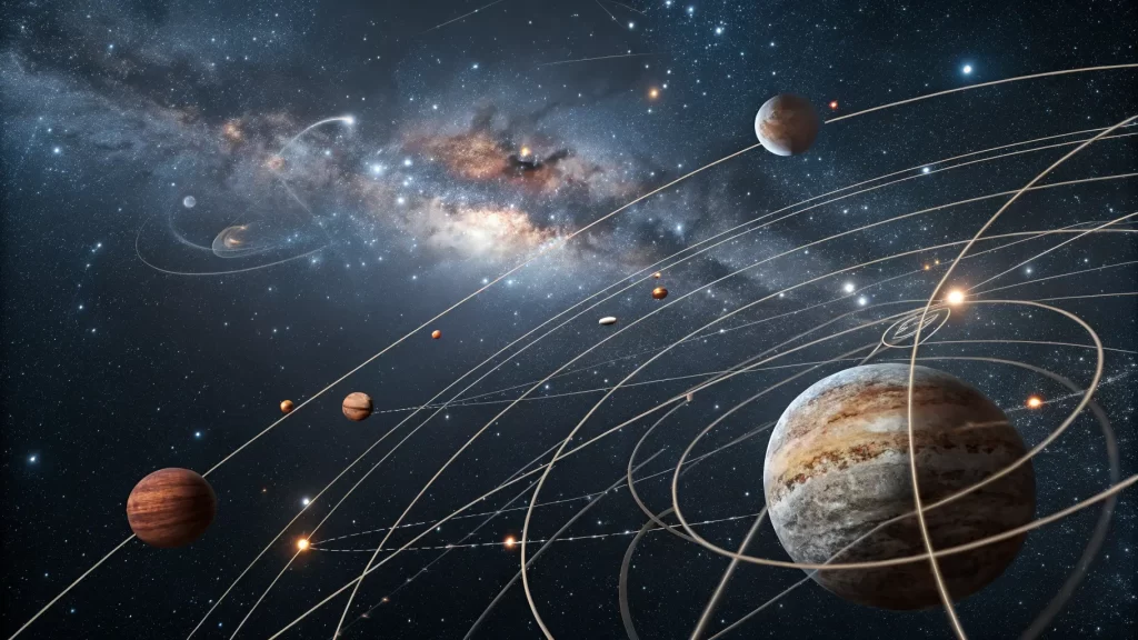 Navigation durch die Planetenlinien | Deluxe-Astrologie Navigation entlang planetarischer Linien