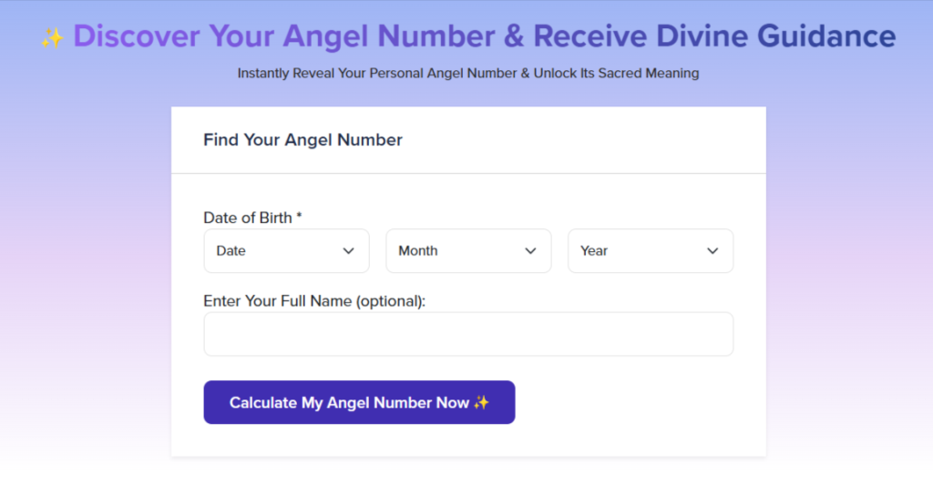 Upptäck ditt ängelnummer | Lyhörd astrologi Upptäck ditt ängelnummer